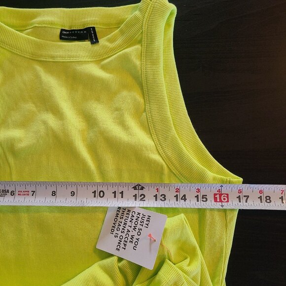 ASOS Green Knit Tank Dress Womens 14 NEW - Picture 4 of 8